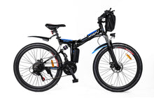 Load image into Gallery viewer, MTB E-Mountainbike 26&quot; Klapprad Elektrofahrrad, Alu 250W 10,4Ah 36V 21Gang Myatu
