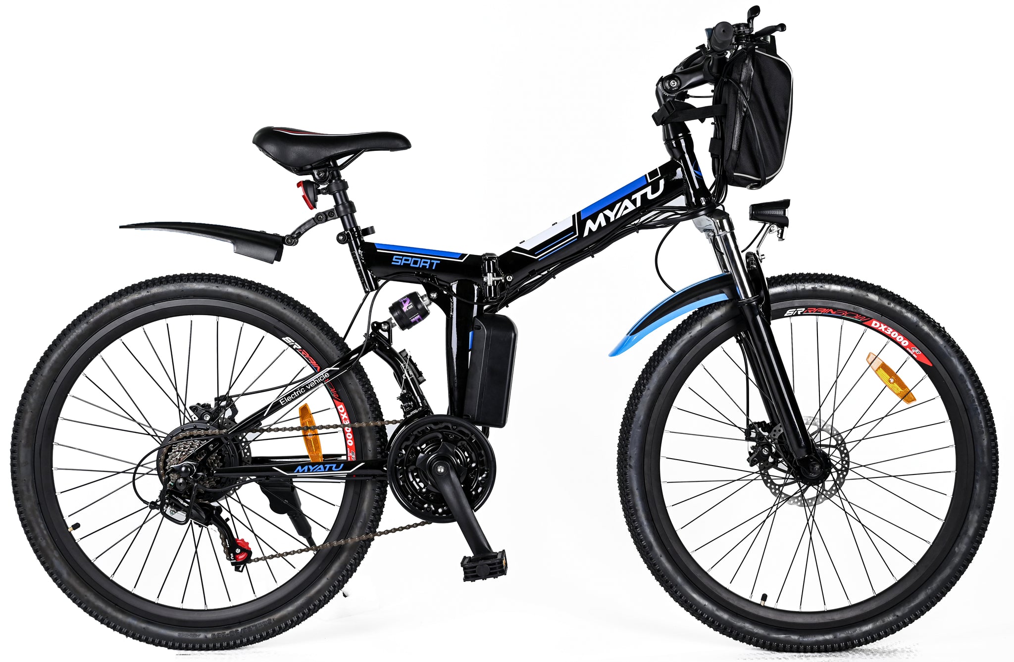 alu e mountainbike MTB E-Mountainbike 26" Klapprad 21Gang Myatu – FDW GmbH
